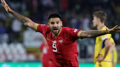 Foto: Srdjan Stevanovic/Getty Images - Mitrovic já marcou 50 gols pela Sérvia.