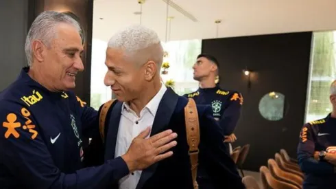 Richarlison e Danilo lamentam a não classificação do América para a Libertadores - Lucas Figueiredo/CBF