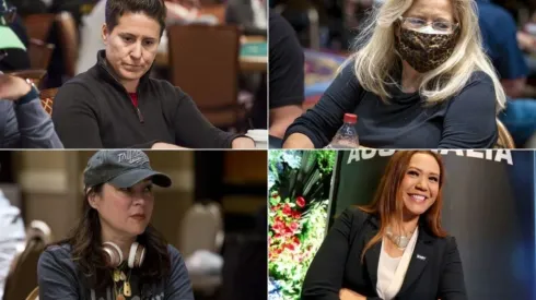 As eleitas para a Classe de 2022 do Hall da Fama das mulheres no poker (Foto: Divulgação/Women in Poker Hall of Fame)