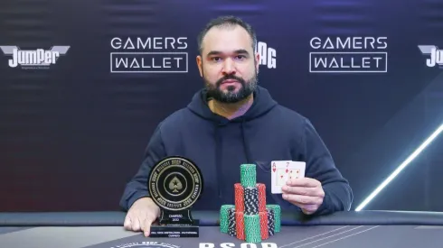 Ariel Bahia garantiu excelente premiação no BSOP (Foto: DivulgaçãoqBSOP)