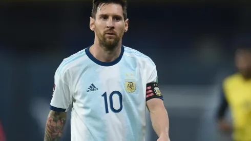 Foto: Marcelo Endelli/Getty Images/Argentina - Messi: craque deu um susto em treino da Argentina