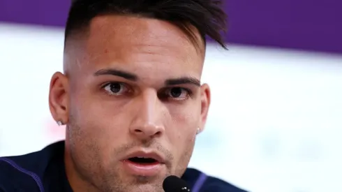 Christopher Lee/Getty Images. Lautaro Martinez deve ser titular na partida contra o México