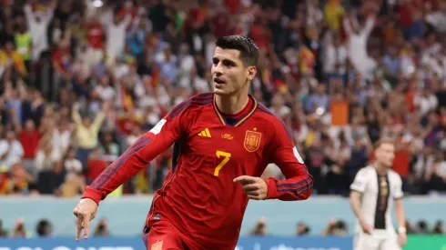 Getty Images/Catherine Ivill – Morata marca mais um pela Espanha