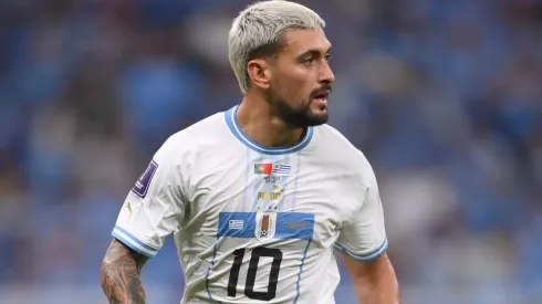 Foto: Laurence Griffiths/Getty Images - Arrascaeta atuou por 28 minutos nesta Copa.