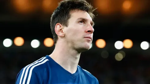 Foto: Clive Rose/Getty Images – Messi acabou perdendo a decisão de 2014 para a Alemanha na prorrogação.