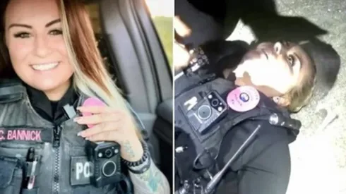 Courtney Bannick passou mal ao ter contato com a droga