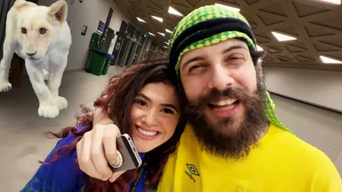 Foto: Reprodução/Youtube CazéTV - Diogo Defante causou polêmica durante a Copa do Mundo do Qatar