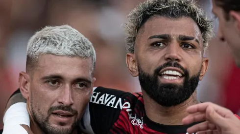 Foto: Jorge Rodrigues/AGIF – Arrascaeta e Gabigol