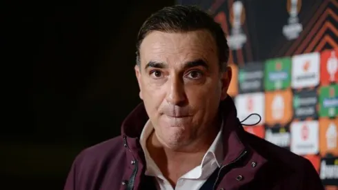 Octavio Passos - UEFA/UEFA via Getty Images - Carlos Carvalhal atualmente é técnico do Celta de Vigo