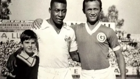 Foto: Reprodução / Site oficial do Guarani - Pelé fez seus últimos dois gols na carreira pelo Santos contra o Guarani