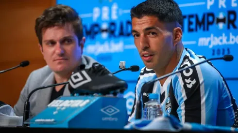 Foto: Lucas Uebel/Grêmio/Divulgação - Suárez: novo reforço do Grêmio exaltou qualidade de compatriota