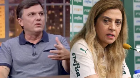 Fotos: Reprodução e Fabio Menotti/Palmeiras/Divulgação - O comentarista afirmou que o Palmeiras deveria topar a proposta