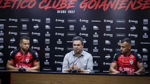 Foto: Ingryd Oliveira/ACG – Rodrigo Soares foi apresentado no Atlético-GO