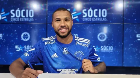 Foto: Marco A. Ferraz/Flickr oficial Cruzeiro - Wesley foi uma das contratações do Cruzeiro para 2023