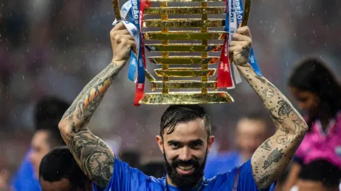 Foto: Pedro Chaves/AGIF – Matheus Vargas conquistou a Copa do Nordeste com o Fortaleza