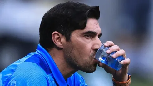 Agif/Ettore Chiereguini - Abel Ferreira reclama de diretoria em coletiva