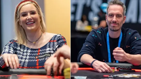 Vanessa Kade e Lex Veldhuis são profissionais de poker (Fotos: Eloy Cabaças e Joe Giros/PokerStars)