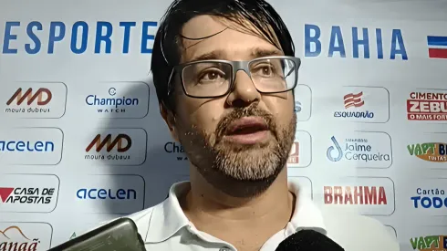 Foto: Reprodução/TV Bahia - Guilherme Bellintani é o presidente do Bahia