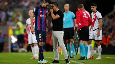 Foto: Alex Caparros/Getty Images – Xavi pediu ao Barcelona a renovação de Busquets
