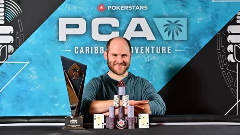 Sam Greenwood faturou um prêmio incrível (Foto: Tomas Stacha/PokerStars)