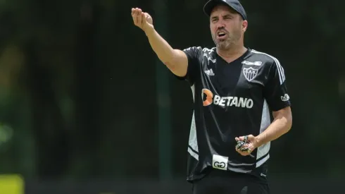 Foto: Pedro Souza / Atlético - Coudet dirigiu o Celta de Vigo (ESP) antes de chegar ao Galo.