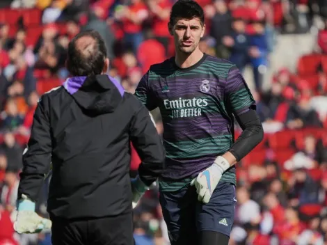Courtois preocupa Real Madrid antes do Mundial e Nação 'agita' web