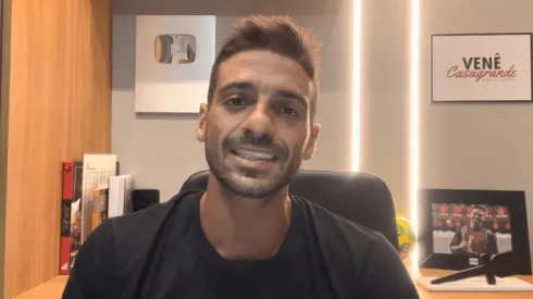 Foto: Reprodução/YouTube – Venê Casagrande: jornalista confirmou a lesão do defensor do Flamengo