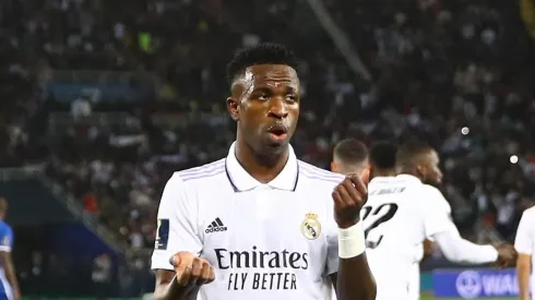 Getty Images/Michael Steele - Vini Jr fica em segundo plano para alviverdes