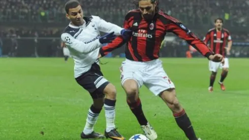 Valerio Pennicino/Getty Images - Último confronto entre Milan e Tottenham em 2011, em jogo válido pelas oitavas de final da Champions League