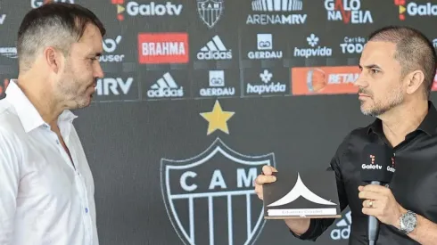 Foto: Flickr do Atlético - Caetano e Coudet no Atlético.