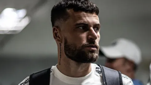 Foto: (Raul Baretta/Santos FC) - Lucas Lima tem contrato com o Santos até o começo de maio