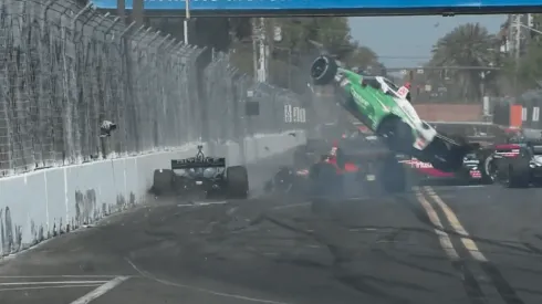 Acidente ocorreu logo na volta 2