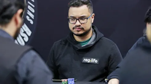 Kim de Sousa chegou na decisão de dois torneios de poker online (Foto: Luis Bertazini/BSOP)