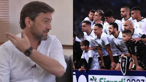 Foto Esq.: Reprodução Bandsports/YouTube e Foto Dir.: Ettore Chiereguini/AGIF - Corinthians