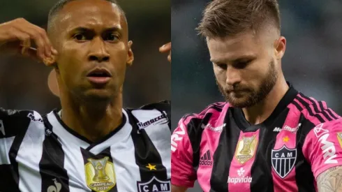 Fotos: Fernando Moreno/AGIF - Ademir e Sasha: dupla pode deixar o Atlético