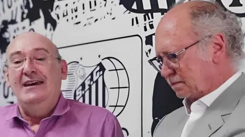 Foto: Reprodução / Santos TV - Rueda e Falcão não tem agradado muito os torcedores.