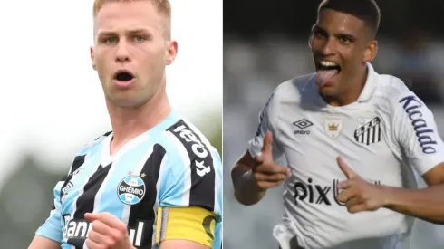 Fotos: Divulgação oficial Grêmio e Santos