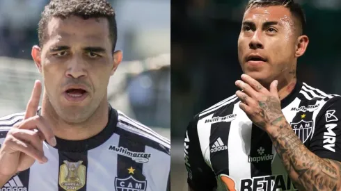 Fotos: Robson Mafra/AGIF e Marcello Zambrana/AGIF - Kardec e Vargas: dupla está com futuro definido no Atlético