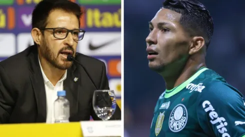 Fotos: Rafael Ribeiro/CBF e Marcello Zambrana/AGIF - Ramón defendeu Rony de sua importância para a Seleção Brasileira