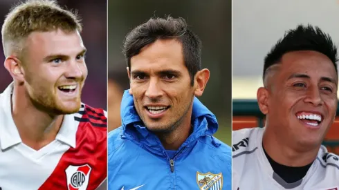 Foto: Marcello Zambrana/AGIF; Morne de Klerk/Marcelo Endelli/Getty Images - Lucas Beltran, Roque Santa Cruz e Cueva