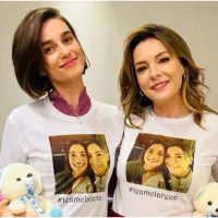 Regiane Alves comemora sucesso do casal 'Clarena'