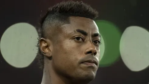 RJ - RIO DE JANEIRO - 09/04/2023 - CARIOCA 2023, FLUMINENSE X FLAMENGO - Bruno Henrique jogador do Flamengo antes da partida contra o Fluminense no estadio Maracana pelo campeonato Carioca 2023. Foto: Jorge Rodrigues/AGIF