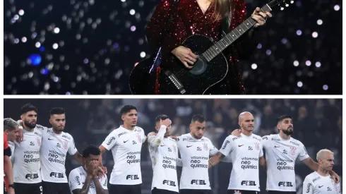 Bob Levey e Ettore Chiereguini/AGIF. Taylor Swift e Corinthians: parceria que deu certo