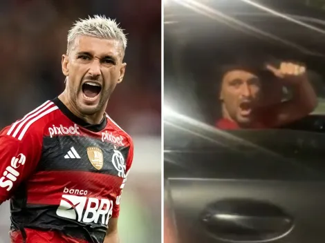 Torcedor acha Arrascaeta após classificação do Flamengo e ganha surpresa na rua