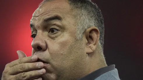 RJ - Rio de Janeiro - 30/03/2022 - CARIOCA 2022, FLAMENGO X FLUMINENSE - Marcos Braz dirigente do Flamengo durante partida contra o Fluminense no estadio Maracana pelo campeonato Carioca 2022. Foto: Thiago Ribeiro/AGIF