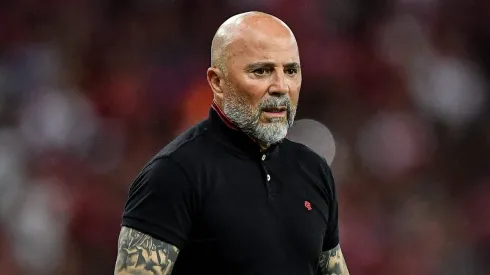 RJ - RIO DE JANEIRO - 21/05/2023 - BRASILEIRO A 2023, FLAMENGO X CORINTHIANS - Jorge Sampaoli tecnico do Flamengo durante partida contra o Corinthians no estadio Maracana pelo campeonato BRASILEIRO A 2023. Foto: Thiago Ribeiro/AGIF