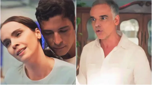 Marino will do anything to get close to Lucinda. Images: Reproduction/Globo