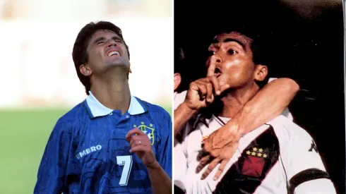 Getty Images/Mike Powell e Centro de Memória do CRVG – Bebeto expõe Romário em treta