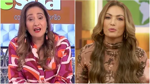 Sonia Abrão e Patricia Poeta – Foto: RedeTV! / Globo
