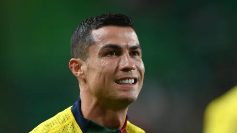 LISBON, PORTUGAL - MARCH 23: Cristiano Ronaldo of Portugal warms up prior to the UEFA EURO 2024 qualifying round group J match between Portugal and Liechtenstein at Estadio Jose Alvalade on March 23, 2023 in Lisbon, Portugal. (Photo by Octavio Passos/Getty Images)
